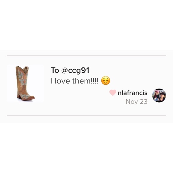 New Circle G Leather Cowgirl Boots Embroidered - Picture 5 of 5